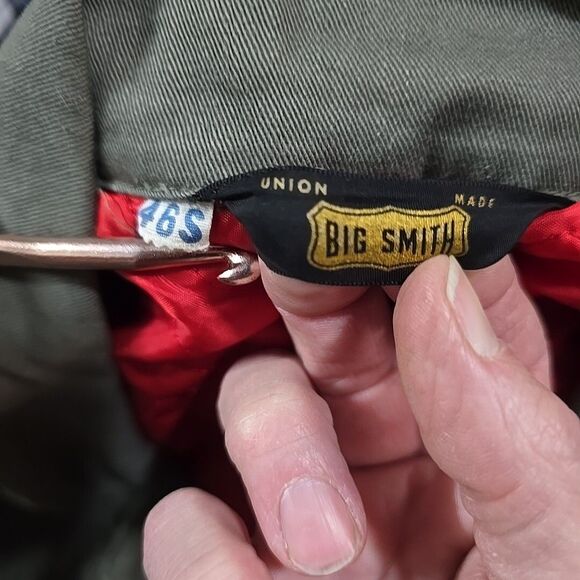 VTG BigSmith Distressed Zip Coveralls 44x26 Insulated Long Sleeve Unionmade READ - Picture 3 of 16